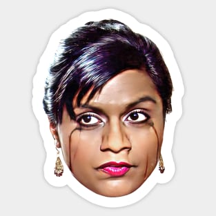 Crying Kelly Kapoor Sticker